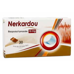 NERKARDOU 10 MG ODF ( BISOPROLOL FUMARATE ) 30 ORAL DISSOLVABLE FILMS